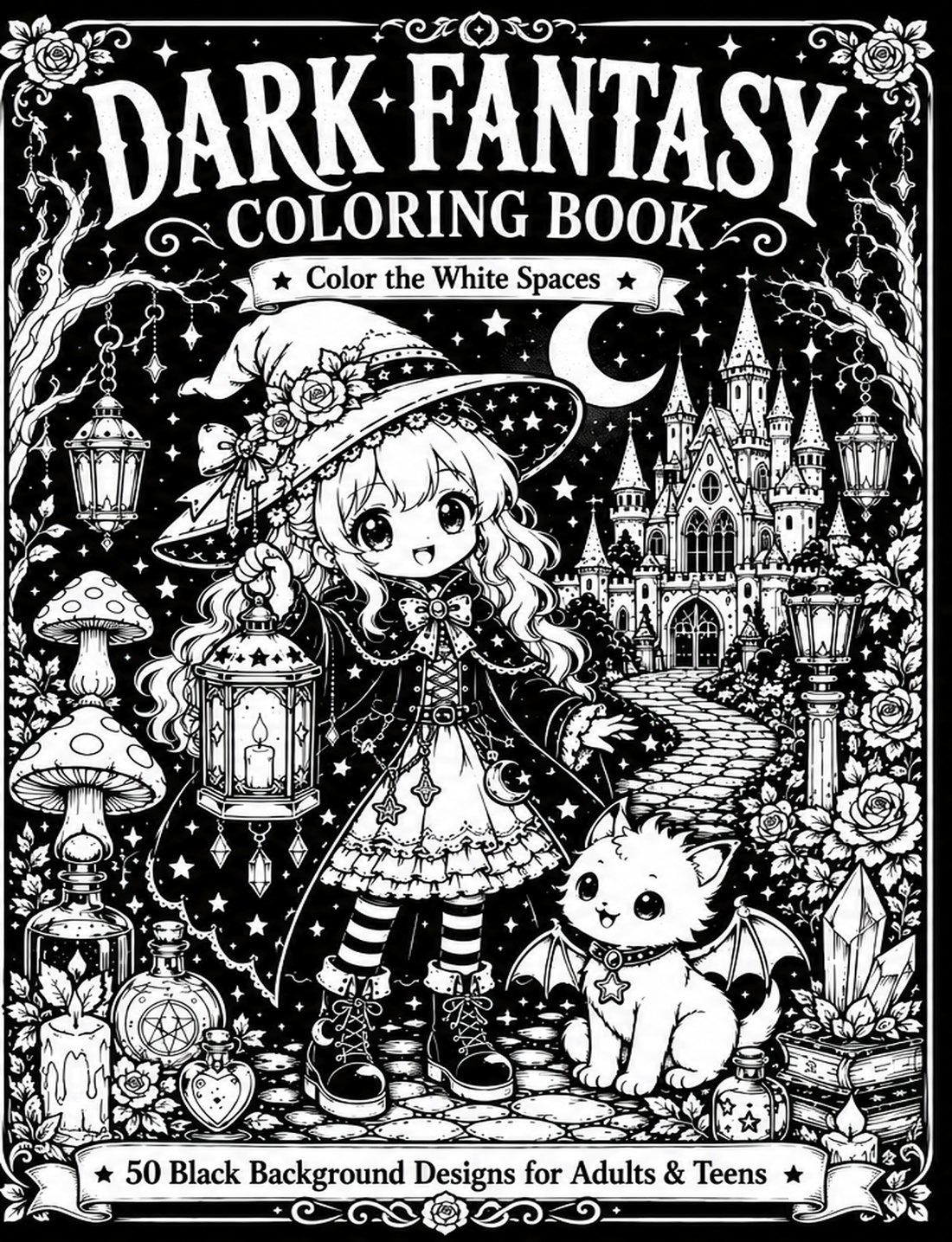LogikPress.com Dark Fantasy Coloring Book