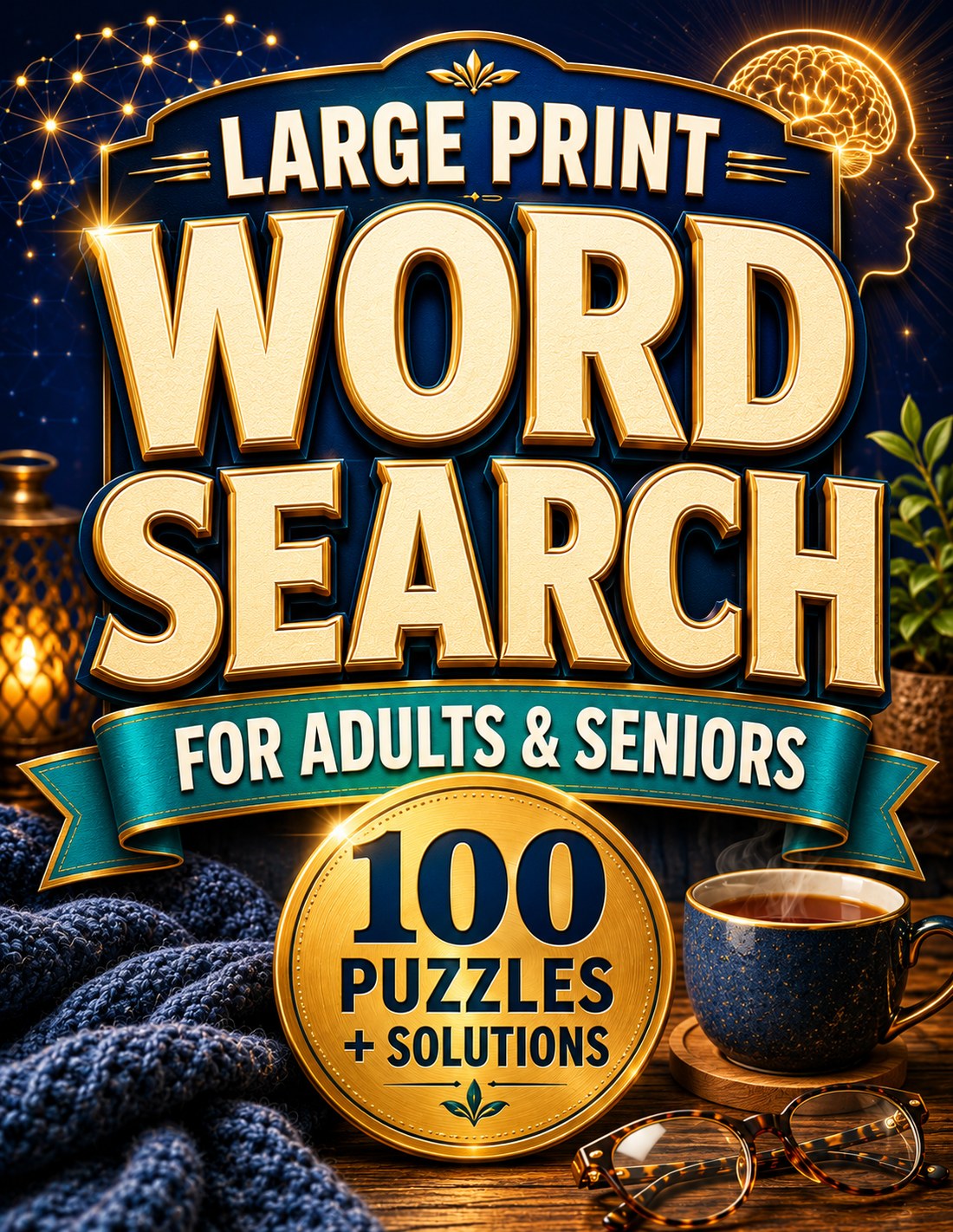 Large Print Word Search for Adults and Seniors cover