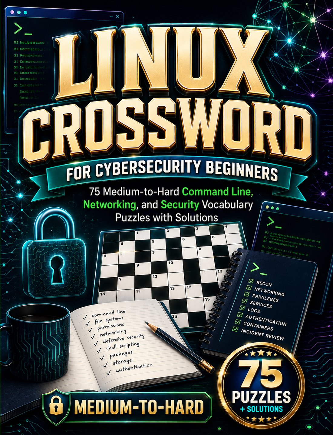 Linux Crossword For Cybersecurity Beginners