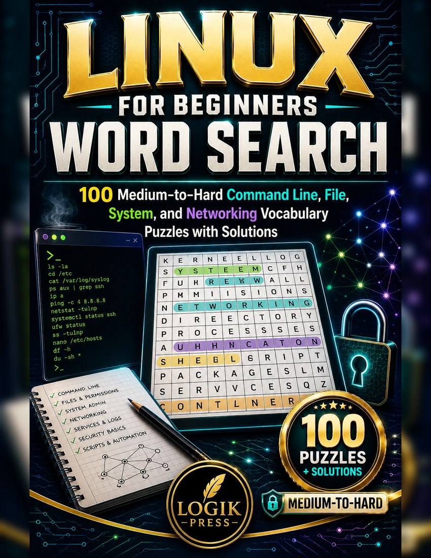 Linux For Beginners Word Search
