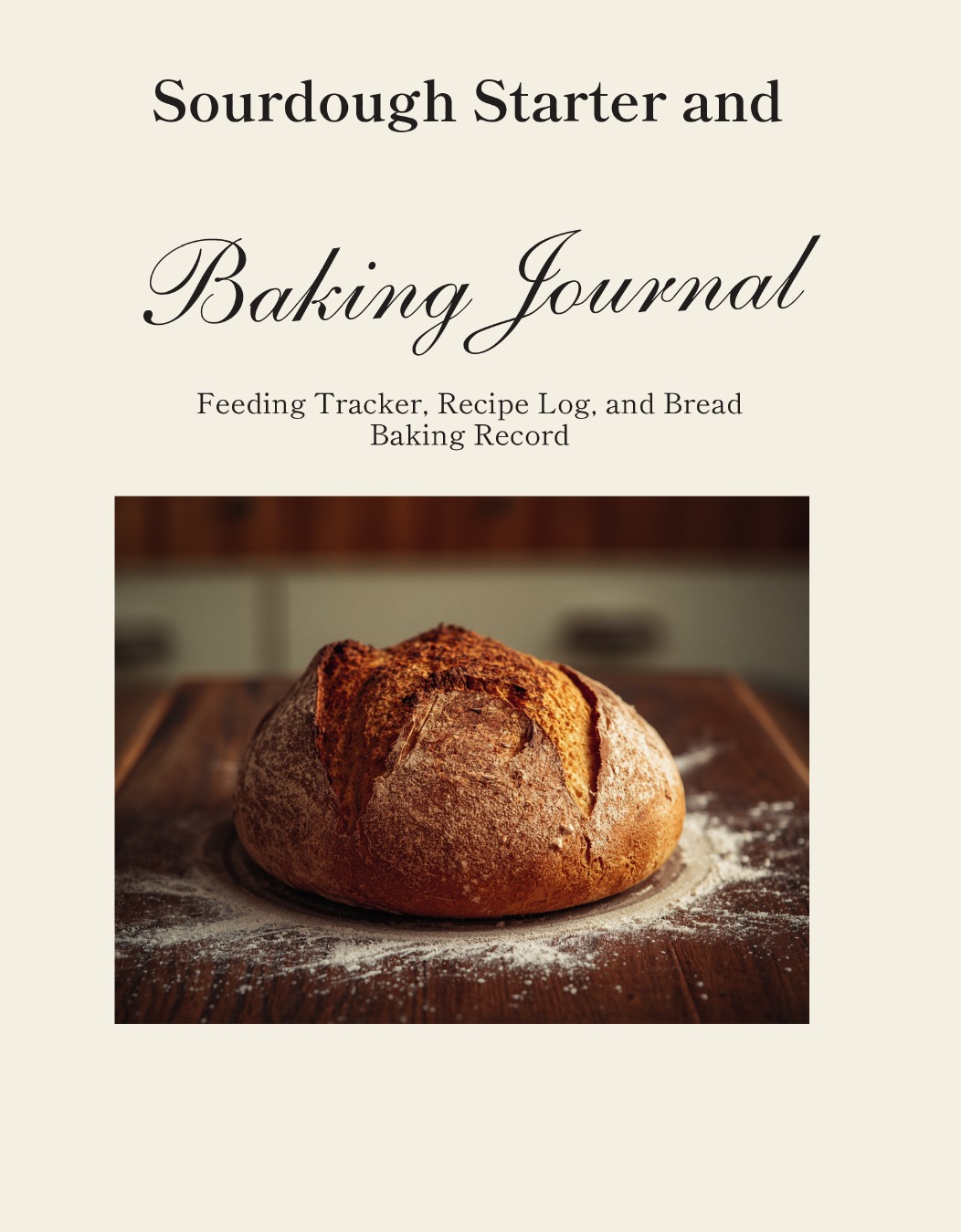 Sourdough Starter and Baking Journal cover