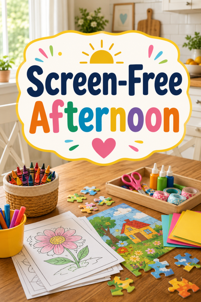 Top 10 Screen-Free Activities For Quiet Afternoons