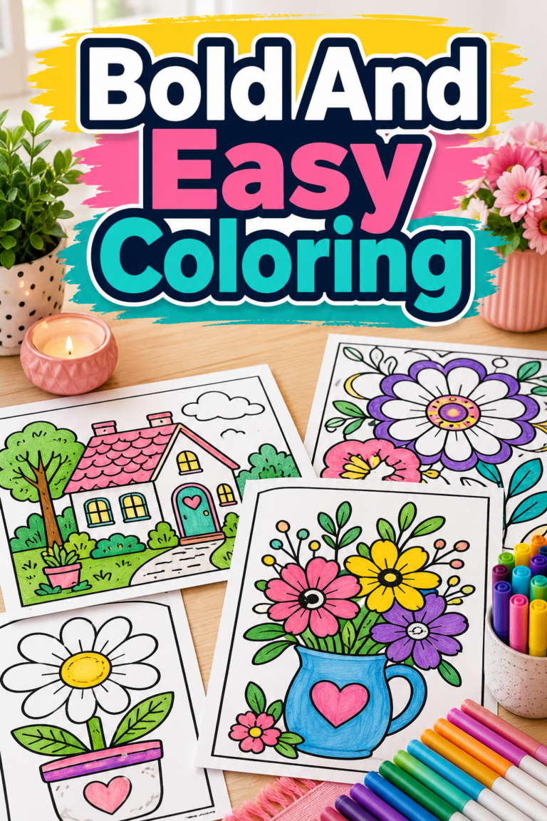 What Is Bold And Easy Coloring? 07 bold and easy coloring