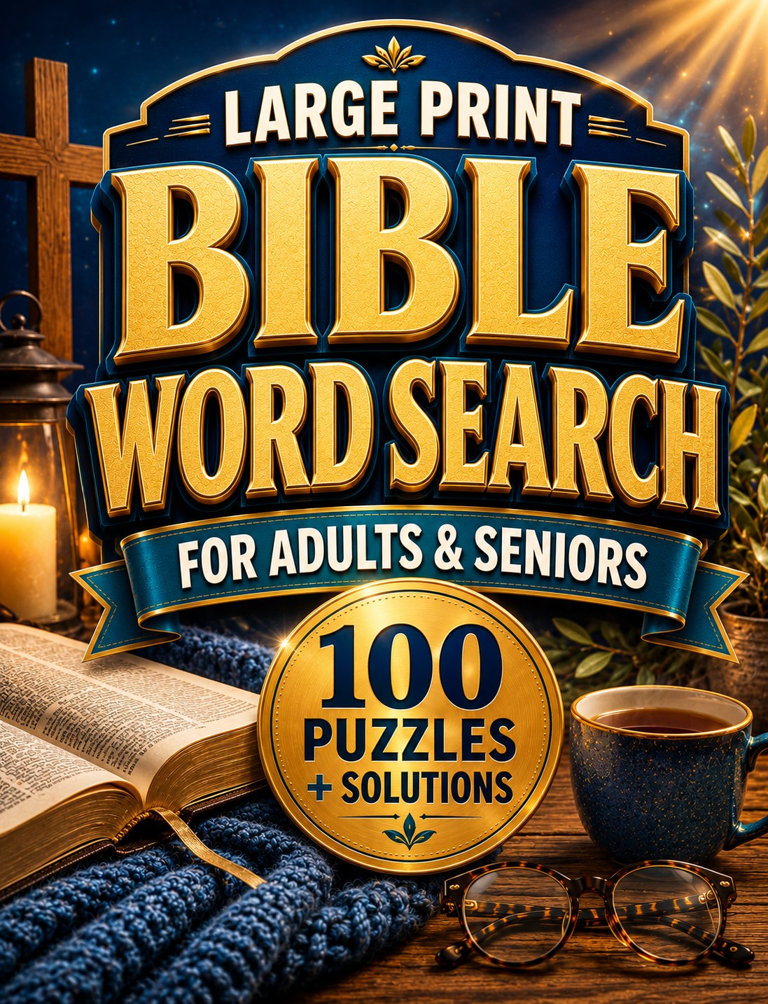 Bible Word Search Large Print front cover