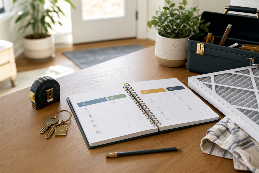 First-Year Homeowner Maintenance Checklist: What To Track Season By Season