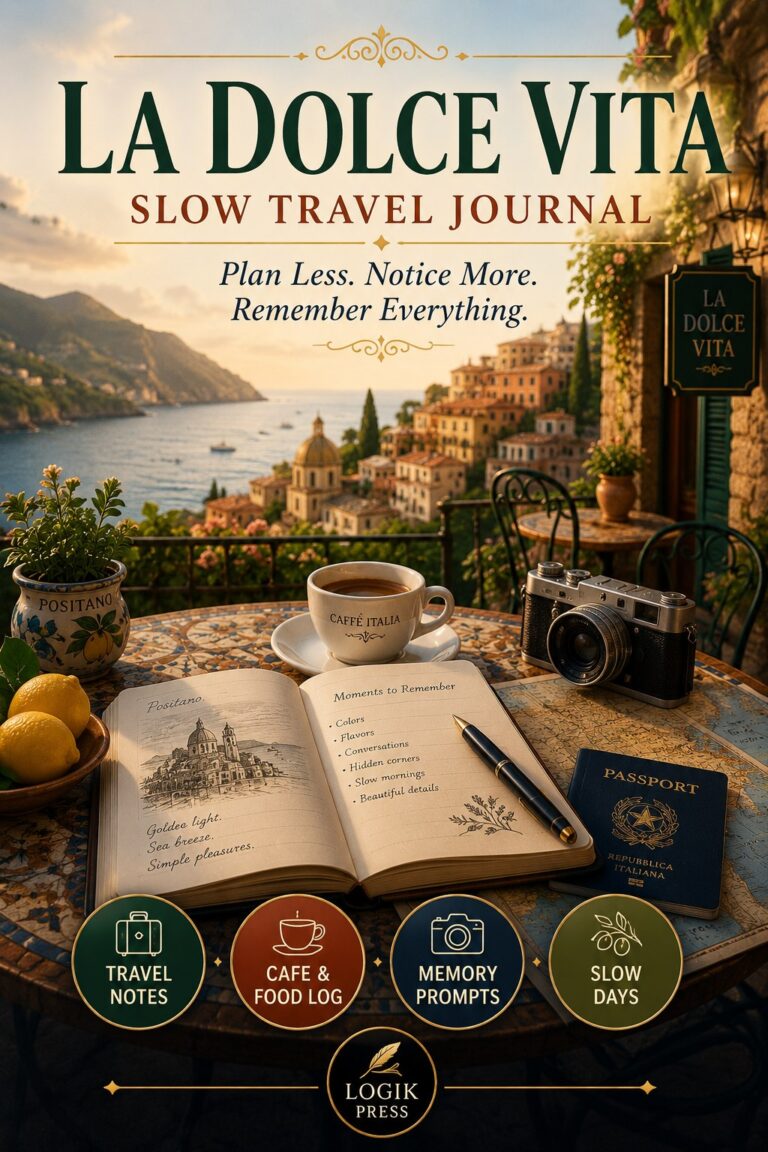 What To Track After Every Hike In A Trail Hiking Logbook La Dolce Vita Slow Travel Journal front cover