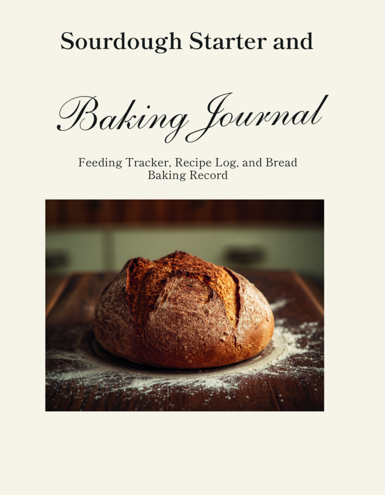 Sourdough Starter and Baking Journal cover